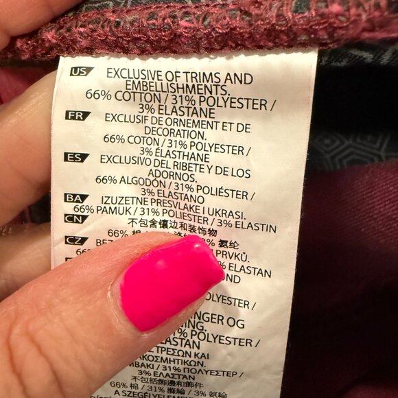 5.11 Tactical Women's Defender-Flex Maroon Pant Slim Fit Size 4 - Picture 9 of 9